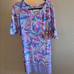 Pappagallo Colorful Floral Midi Dress